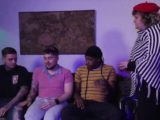 Behind the scenes of a homosexual porn film (COMPLETE ON RED)