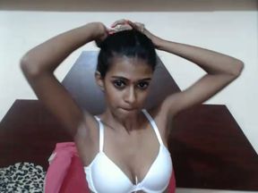 Sexy cam chick is a lazy webcam stripper who finally shows her tits