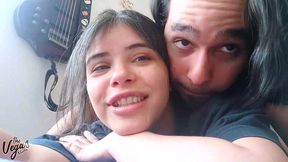 selfie secret: smiling for the camera while fucking her deep, toy assisted cum, cowgirl ride & dripping creampie - william and selena vega amateur passion