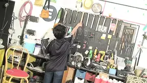 Two sexy Asians in lesbian action