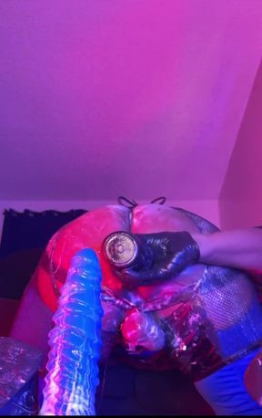 Gaping My Hole with Topped Toys Fantasy Dildo