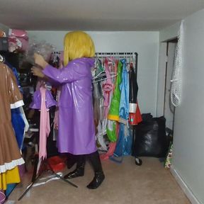 Kigurumi Cosplay PVC Raincoat and Dress Breathplay