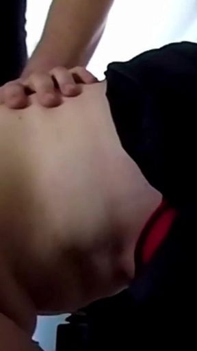 Must-share moment from &quot;UDA standing doggystyle quickie while MILF sucks a big white dildo cock&quot;