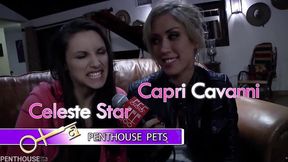 Talented Capri Cavanni and Celeste Star's brunette porn dirt