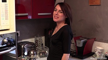 MILF in orgy with grandpas