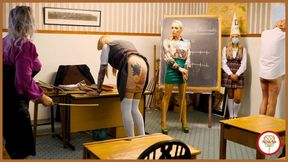 A Corrective Caning - Class Dismissed (1080 HD) - Miss Ruby Marks - school role play - teacher fetish - punishment