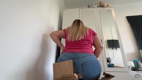 Giantess Fart Butt Crush on Cardboard House