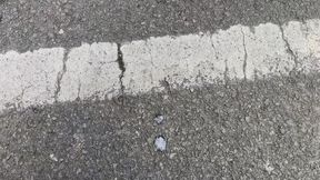 Spitting in a public car park for a slave to collect