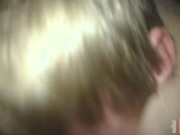 Struggling Young Jizz Bin Tag Teamed Hard Bareback