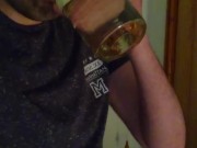 drinking a pint of my own piss
