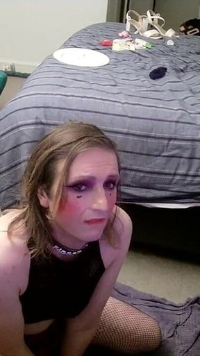 Sissycdmish - BBC Loving Slut in Fishnets and Heels