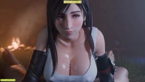 Final Fantasy VII FF7 -  Tifa Hitsuki Homage WM (No sound) By LazyProcrast Animation 3D Hentai
