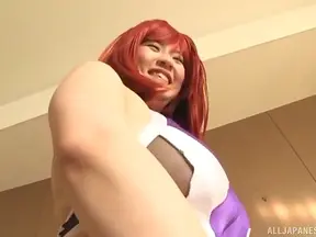 Yatsuka Mikoto's Red Head Opens Wide for Seductive Play Time Fun