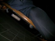 Eccentric twink caught 3 times fucking a bench, ¡powerful orgasm!...