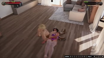 Johnny Walker Black VS Booty (Naked Fighter 3D)