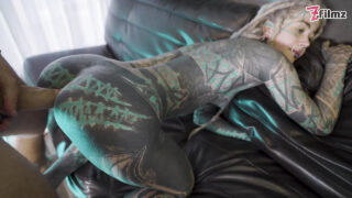 Anuskatzz takes it up the ass before deepthroating dick