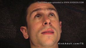 Transgender unleashed and anally fucked