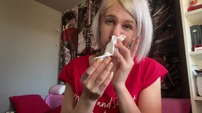 Nose blowing compilation