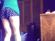 Sexy trap changing into sexy clothing
