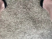 Post Masturbation Creamy Load Oozes from Uncut Dick