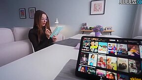 Nerdy Teen 18+ Stepsis Gets A Facial Instead Of Help With Homework