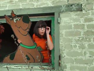 Velma went to solve the mystery with Scooby Doo