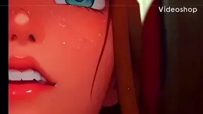 Fembot Sparks Valentines Desire in Sultry Animated Encounter