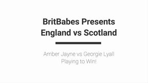 BritBabes Presents - England v Scotland - Amber Jayne and Georgie Lyall - Playing to win!