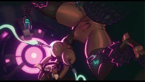 Sexy White Anime Babe Gets Creampied With Her Big Ass & Tits!