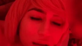 Gentle femboy receives big tattooed step daddys cock.