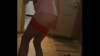 Sissy fuck her ass with dildo