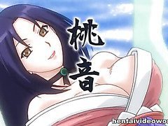 Big cock bangs a nice wet anime pussy