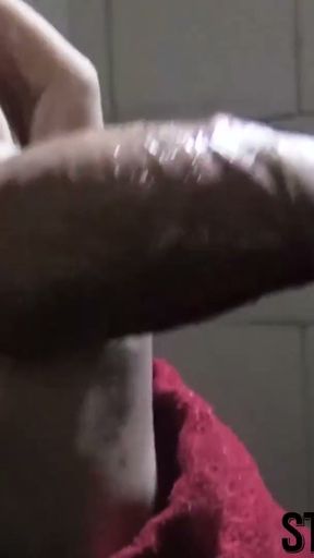Straight latino blows and gets barebacked in shady bathroom   Clip 1