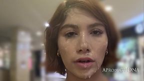 CUMWALK and WETTING in the SHOPPING MALL