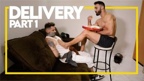 Delivery - Part 1 (1080p) Gay Bondage - Gay Domination - Foot Fetish - Muscle - Tape Bondage - BDSM