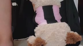 Barefoot adventures: one step at a time (sorry, teddy)