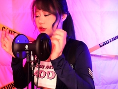 ASMR Hot Girl Policewoman Checking Your Ear   Ear Eating &amp;