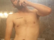 Smoking a cigar and jerking off