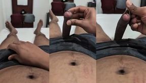 Watch This Slim Asian Guy Enjoying a Solo Moment on His Bed