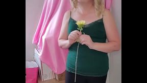 Teaser Blonde hair fairy amber and a flower