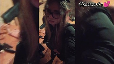 Beautiful slut femboy squirt pleasure with anal plug in ass