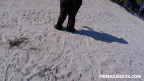 firehousexxx bts shoot with juicy tee beach suck preview