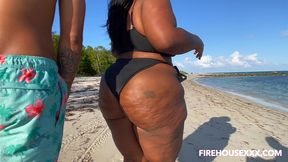 firehousexxx bts shoot with juicy tee beach suck preview