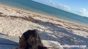 firehousexxx bts shoot with juicy tee beach suck preview