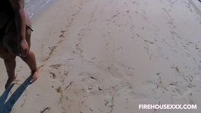 firehousexxx bts shoot with juicy tee beach suck preview