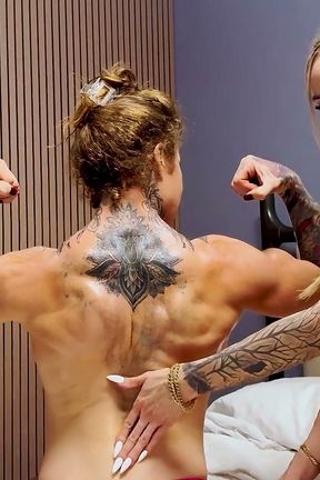 Muscle Flexing &amp; Oil JOI Cum Countdown: Mars Solo &amp; Lee Keoyrouz Drench Each Other in Oil While Showing off Their Hard Muscles