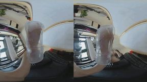 The 3DVR180 ROUGUI POV flip-flops trampled and humiliated the little man