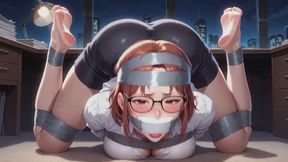 Bondage Fantasies #92B: Secretary's Taped Helplessness Confession (Animated)