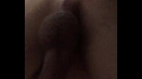 Gay twink plays with arse