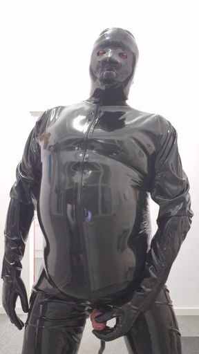 Wrapped in rubber and gagged